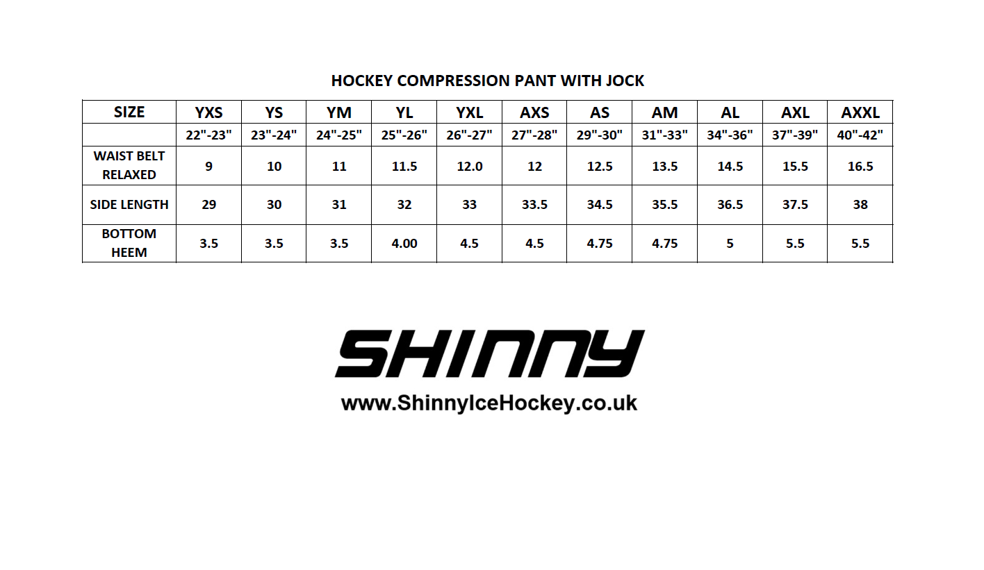 SHINNY PRO COMPRESSION FULL LENGTH PANTS WITH BUILT IN JOCK