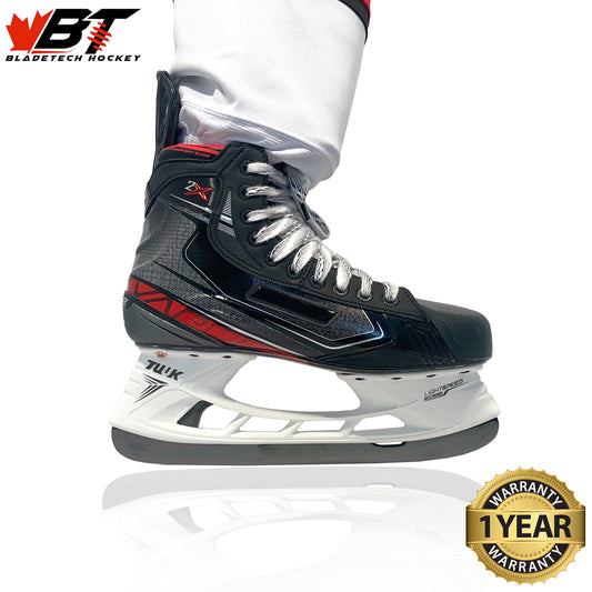 Replacement runners, replacement steels, steels, Bauer, CCM, StepSteel, step steel, Bladetech, Bladetechs, Blade tech, Diamond Like Carbon, DLC, DLCs, Mirror finish blades, powerfly, pluse TI, Fly Ti, Light speed edge, LS2, trigger holders, TUUK, TUUKS,